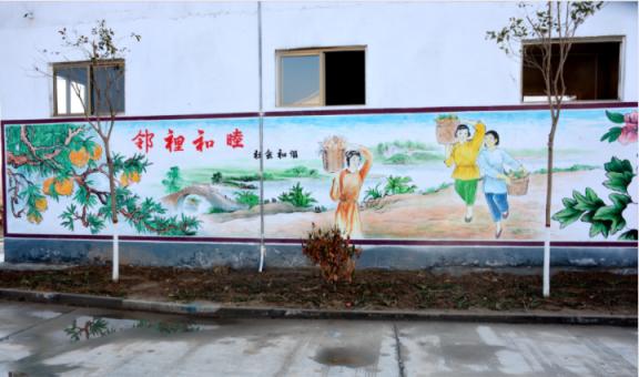 姚安乡镇文化墙 乡风文明焕发新活力